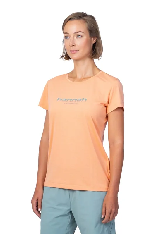 Gratis Retour Dames T-shirt Hannah Cordy abrikoos wassing S
