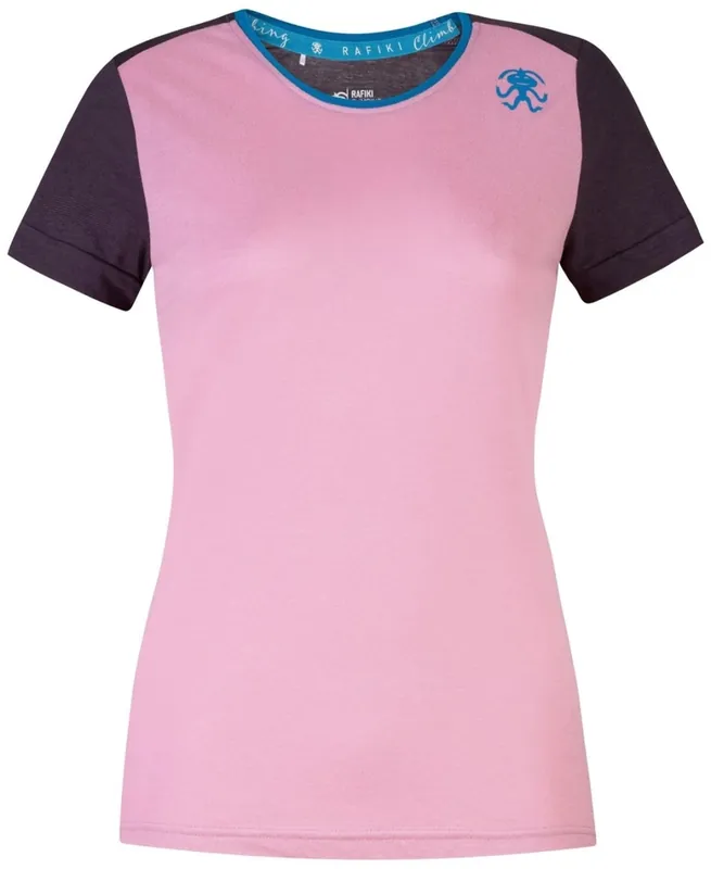 Snelle Levering Dames T-shirt Rafiki Chulilla lila/grafiet XS