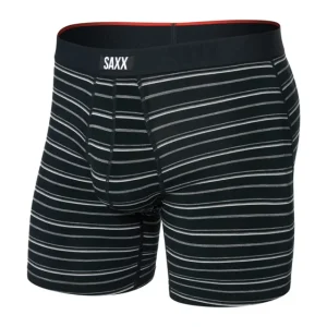 Herenboxershort Saxx Vibe Xtra Boxershort Fly Black Coast Stripe S Nu Kopen