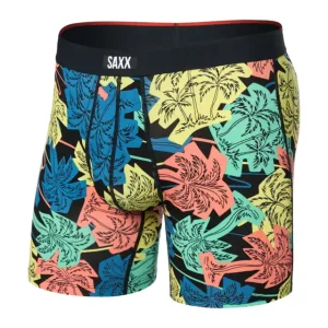 Herenboxershort Saxx Vibe Xtra Boxershort Fly Palm Fun-Zwart L Shop Nu