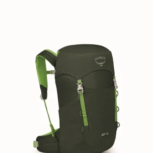 Shop Nu Kinderrugzak Osprey Jet 18L groen luifel/limeline groen