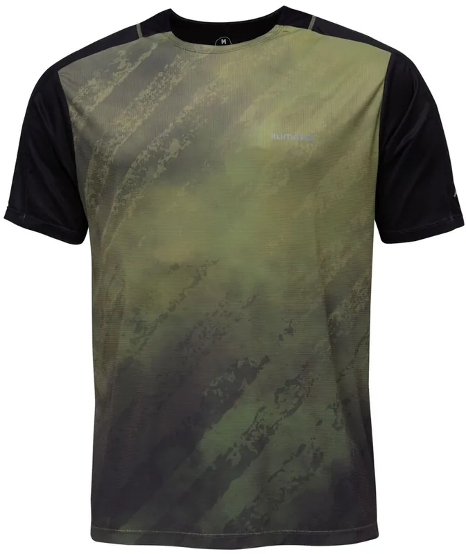 Aanbieding Heren MTB T-shirt Klimatex Hill kaki/zwart S