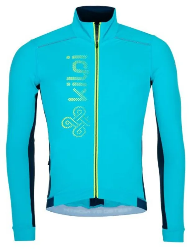 Heren wielershirt met lange mouwen Kilpi CAMPOS-M BLU S Meest Verkocht