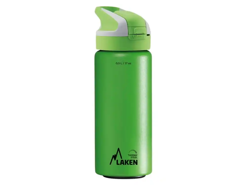 Hoge Kwaliteit LAKEN Thermobfles staal Summit 500 ml groen