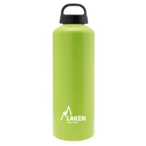 Betrouwbaar LAKEN Aluminium fles Classic 1000 ml groen