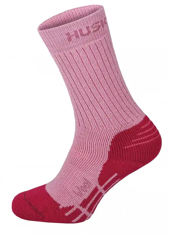 Husky All-wool sokken roze M (36-40) Finale Uitverkoop