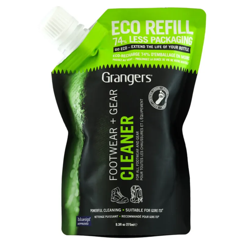 Grangers Footwear + Gear Cleaner Eco Refill 275ml reinigingsmiddel Beperkt Aanbod