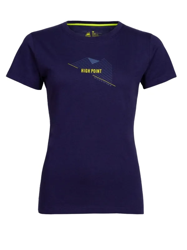 Koopje Dames T-shirt High Point Atlas Lady dark blue XS
