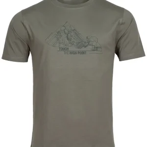 Nieuw Hight Point Atlas 1.0 heren T-shirt van katoen laurel/khaki M