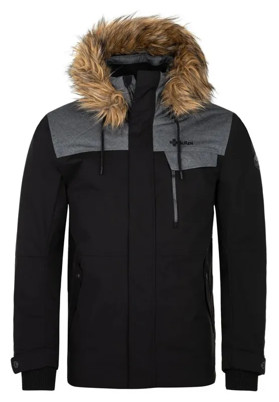 Gecertificeerd Heren winterjas Kilpi ALPHA-M zwart XS