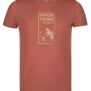 Veilige Betaling Kilpi GAROVE-M functioneel T-shirt voor heren, donkerrood XS
