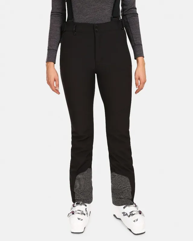 Kilpi RHEA-W BLK softshell ski damesbroek 38 Kort Op = Op