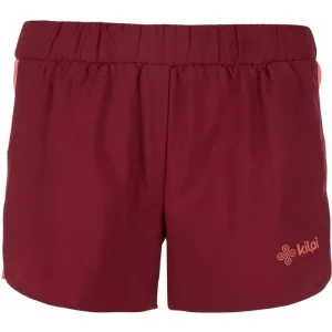Superprijs Kilpi LAPINA-W hardloopshort voor dames, donkerrood 34