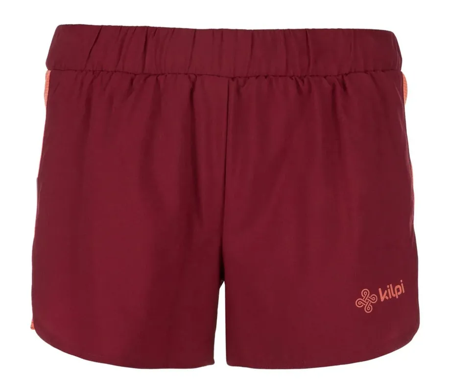 Superprijs Kilpi LAPINA-W hardloopshort voor dames, donkerrood 34