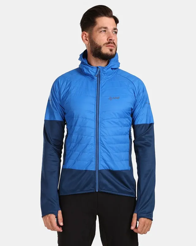 Heren gewatteerd sweatshirt Kilpi GARES-M BLU S Lage Prijs