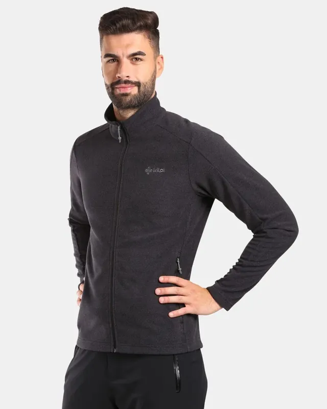 Laatste Kans Kilpi GLAMER-M BLK fleece sweatshirt voor heren S