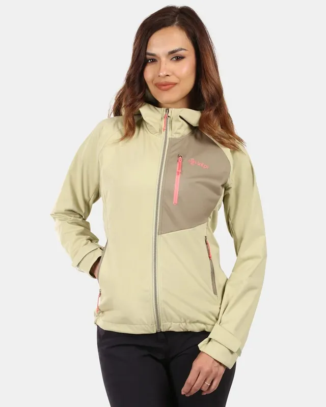 Kilpi BELTRA-W BEG dames softshell jas 34 Populair