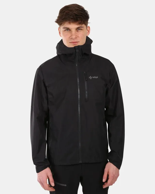 Kilpi SONNA-M BLK outdoorjas voor heren 6XL Gereduceerde Prijs
