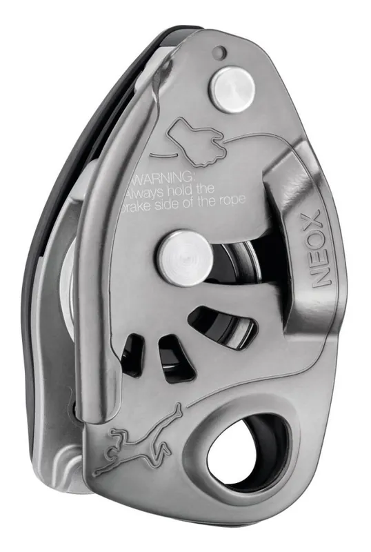 Petzl Neox zekeringapparaat lichtgrijs Seizoensaanbieding