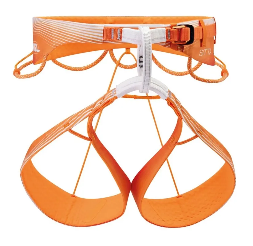 Seizoensaanbieding Zitgordel Petzl Sitta oranje S