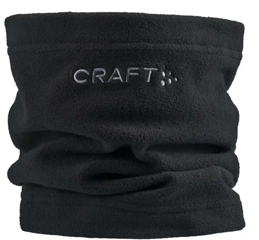 Nekwarmer CRAFT CORE Essence Fleece zwart UNI Gratis Retour