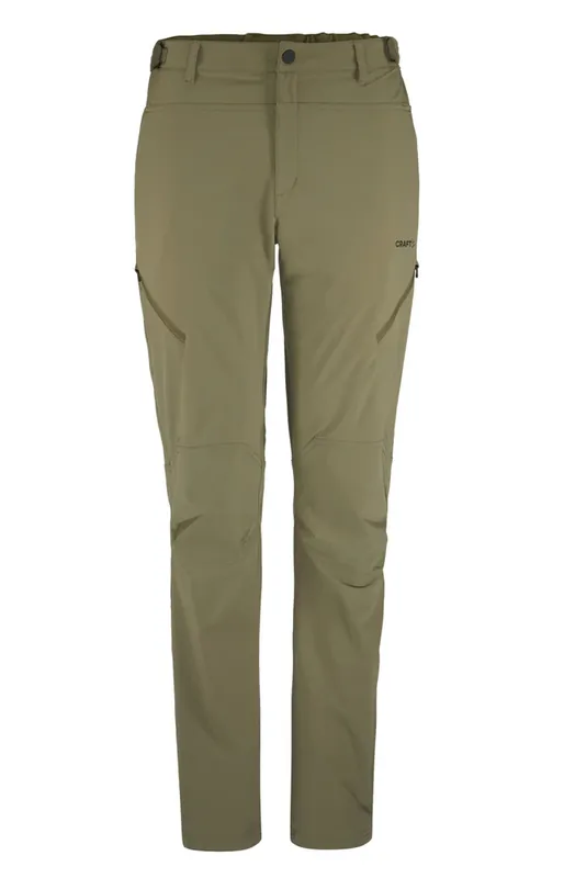 Merkproduct Craft ADV Explore Tech softshell broek voor heren, groen M