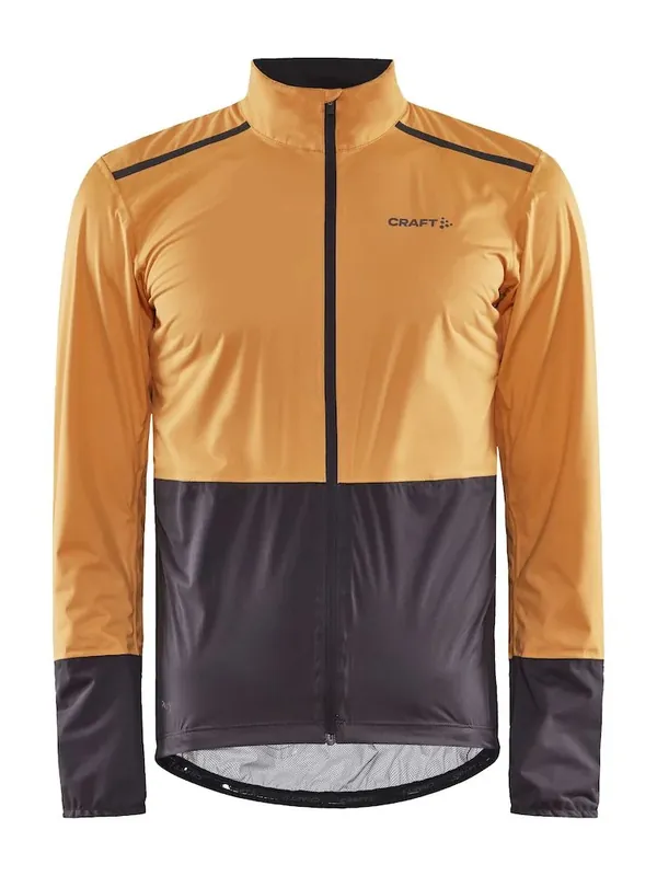 Nieuw CRAFT ADV Endur Hydro fietsjack voor heren oranje S