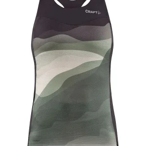 Beperkt Aanbod CRAFT ADV Endur dames fietsshirt donkergrijs met patroon S