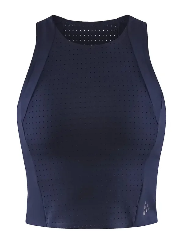 Fabrieksprijs Craft ADV Hit Perforated dames functionele tanktop - donkerblauw XL