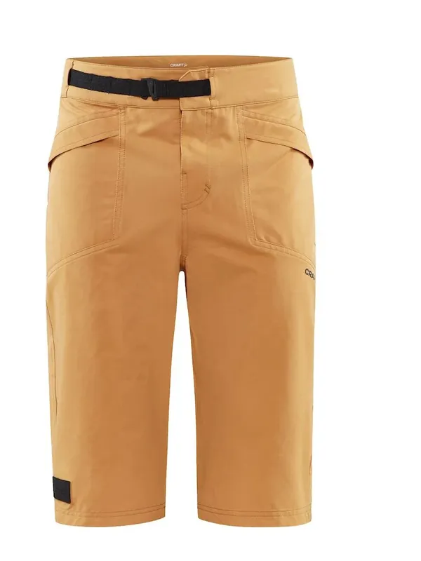 Heren fietsshort CRAFT CORE Offroad XT Pad oranje S Express Levering