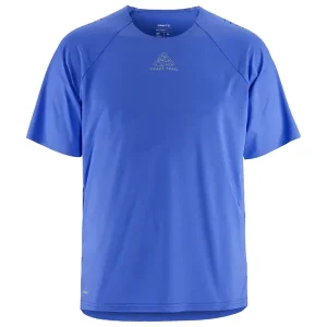 Flitsaanbieding Craft PRO Trail SS hardloopshirt voor heren blauw M