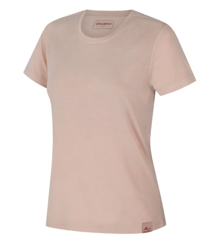 Dames functioneel shirt Husky MERLA L lichtroze, maat S Must-Have