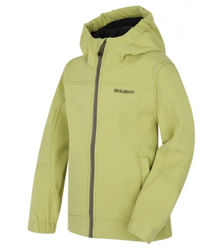 Express Levering Husky Simbo K softshelljas voor kinderen light green 134