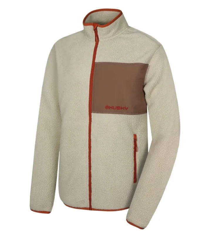 Beperkte Voorraad Heren fleece vest Husky Addy zip M beige S