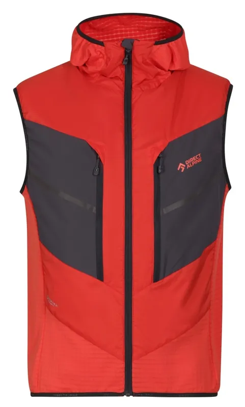 Direct Alpine ALPHA VEST outdoor herenvest brick/anthracite S Koopje