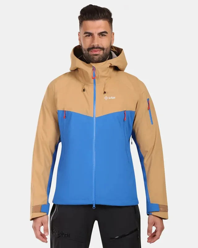 Heren hardshell jas Kilpi TRINITY-M blauw S Shop Nu