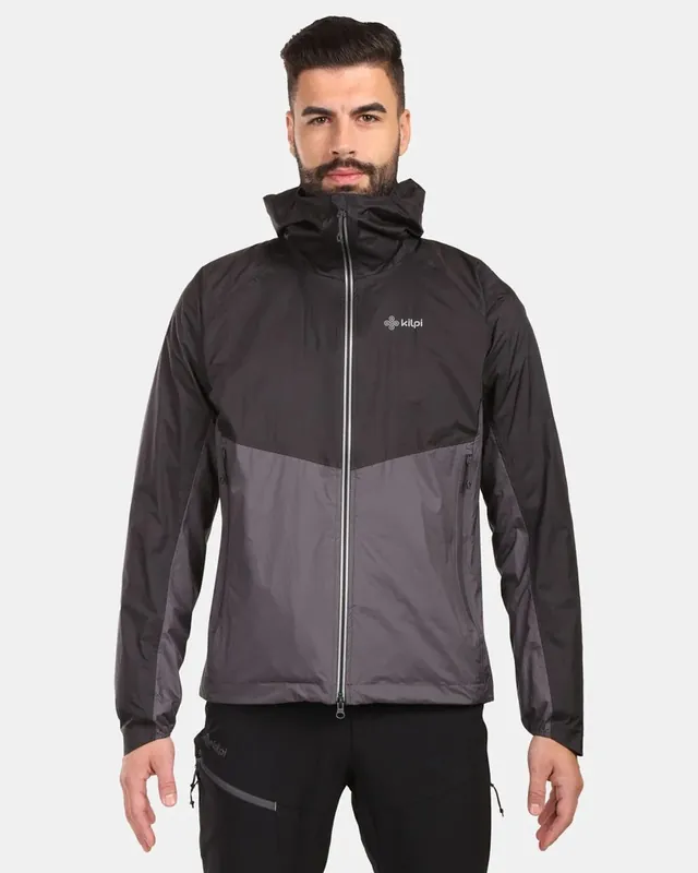 Beste Prijs Kilpi Hardshell jas HURRICANE-M zwart S