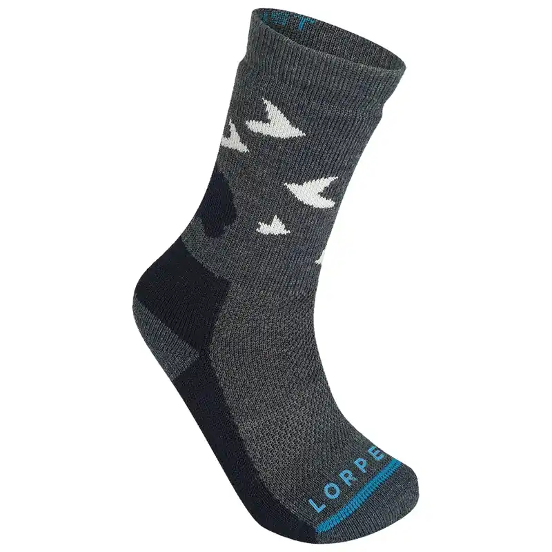 Snelle Levering Kinder sokken Lorpen Midweight Hiker Eco Kids DENIM 27-30 EU