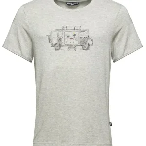 Actieprijs Heren T-shirt Chillaz leven in een busje beige melange XL