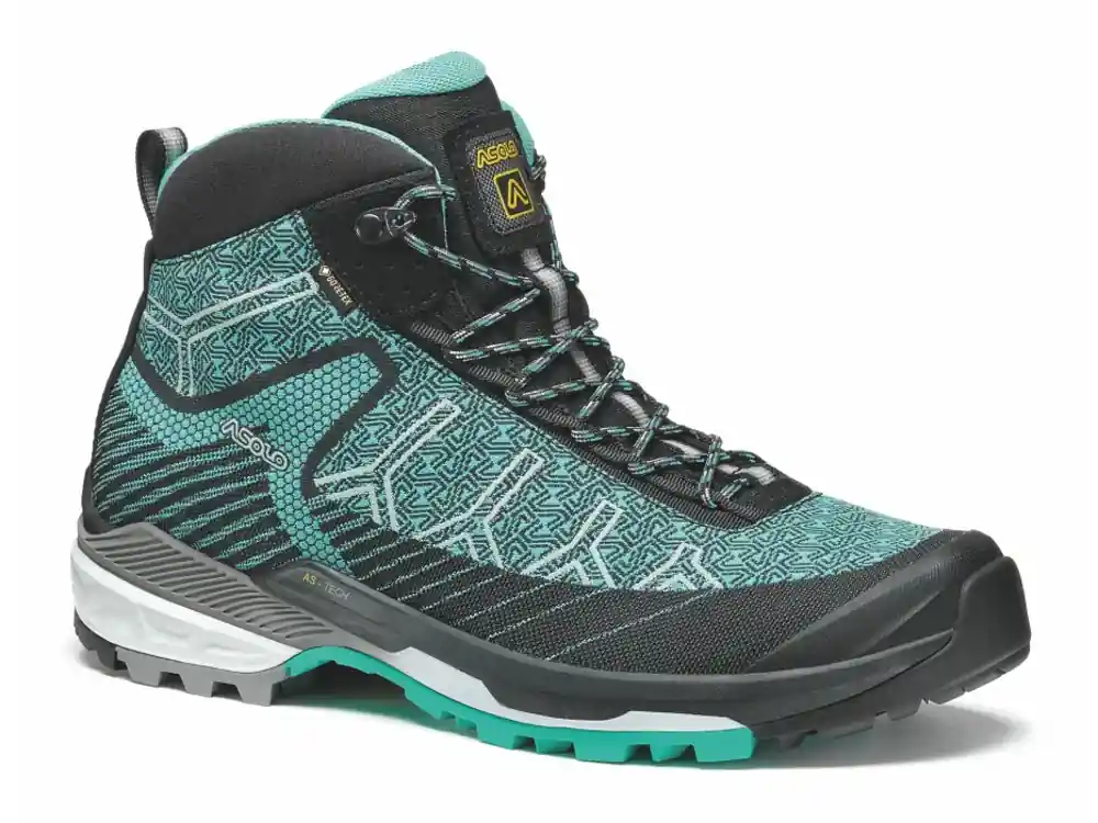 Enkelhoge schoenen Asolo Falcon EVO Jacquard GV zwart/aquagroen/a559 37.5 Weekendaanbieding