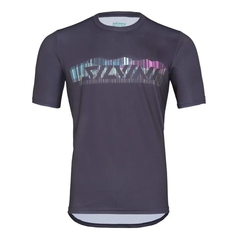 Direct Verzonden Heren fietsshirt Silvini MD1803 Denno black-tiger S
