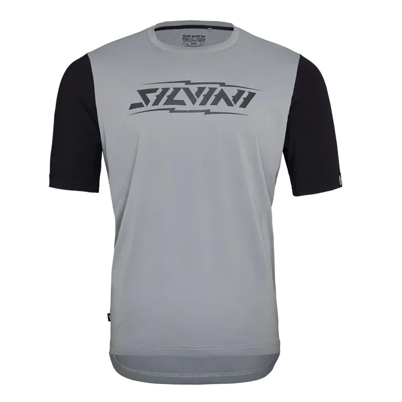 Heren fietsshirt Silvini MD2633 Zinolo grey-black S Flitsaanbieding
