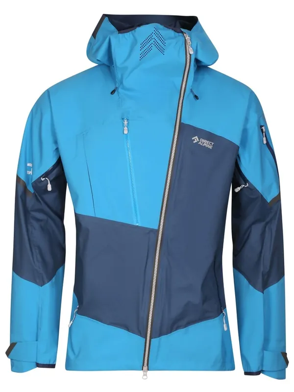 Rechtstreeks Van De Fabrikant Heren hardshell jas GUIDE ocean/navy S