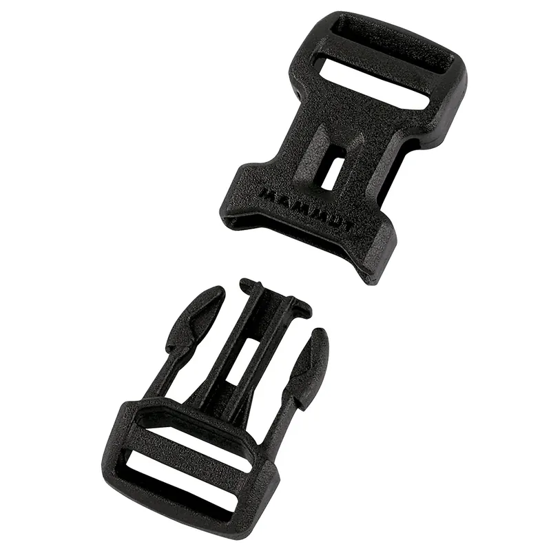 Gesp Mammut Dual Adjust Side Squeeze Buckle black 20 mm Fabrieksprijs