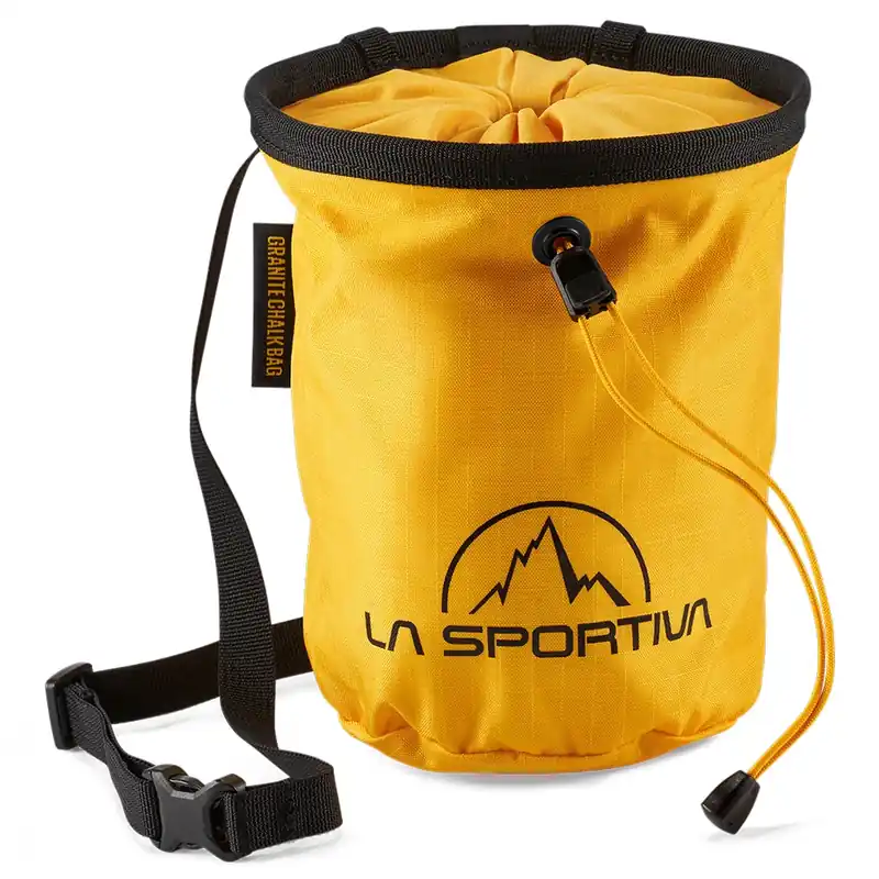 Magnesiumzak La Sportiva Granite Chalk Bag yellow/black Exclusieve Aanbieding