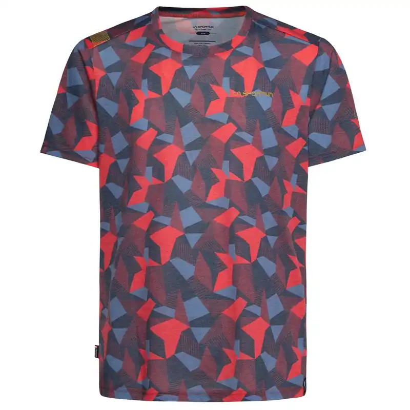 Heren T-shirt La Sportiva Dimension mountain red/onyx S Koop Online