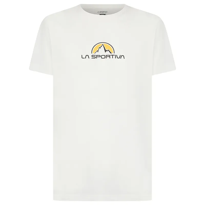 Gecertificeerd La Sportiva Brand Tee heren T-shirt wit S