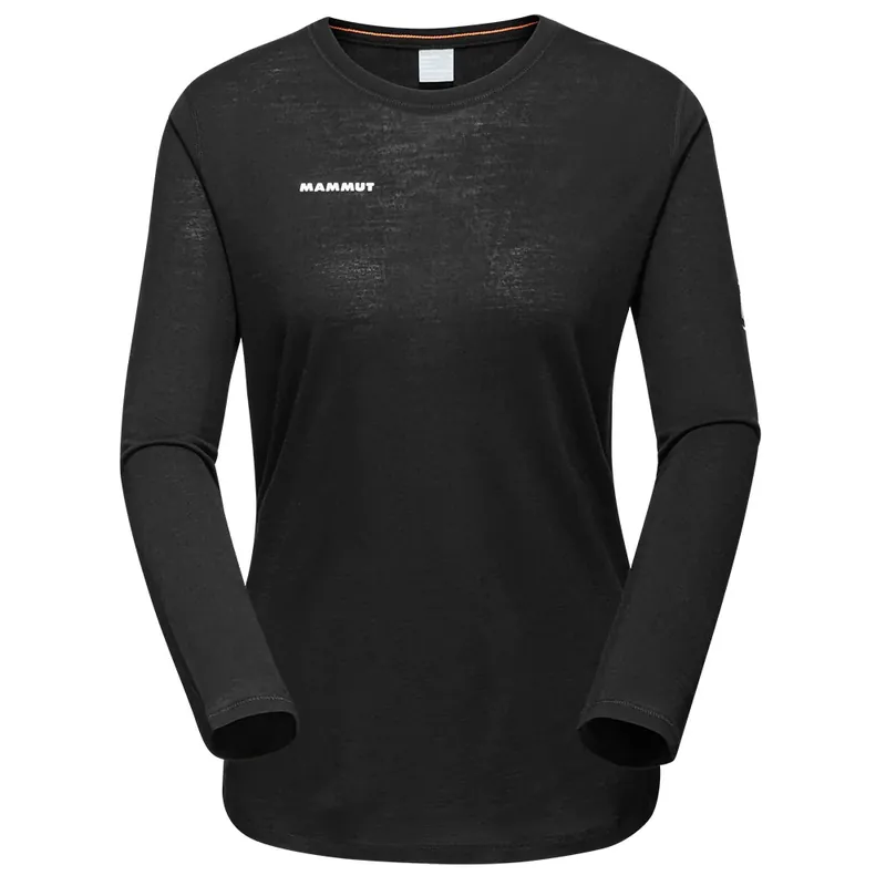 Snelle Levering Dames T-shirt Mammut Tree Wool FL Longsleeve black XS