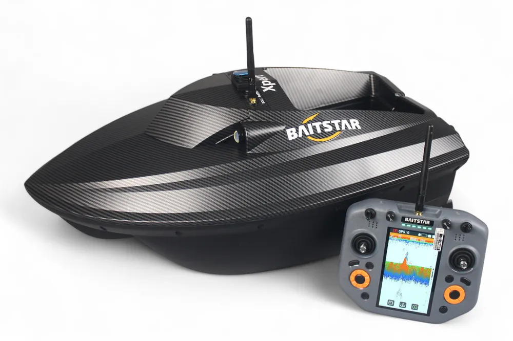 BaitStar Baitboats Xpert Carbon AllinOne Voerboot (GPS & Fishfinder) Populair