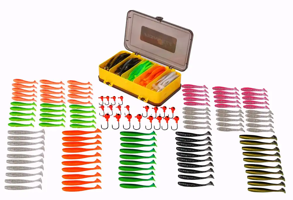 Fish4All Softbait Paddletail Box (131pcs) Tijdelijk Beschikbaar